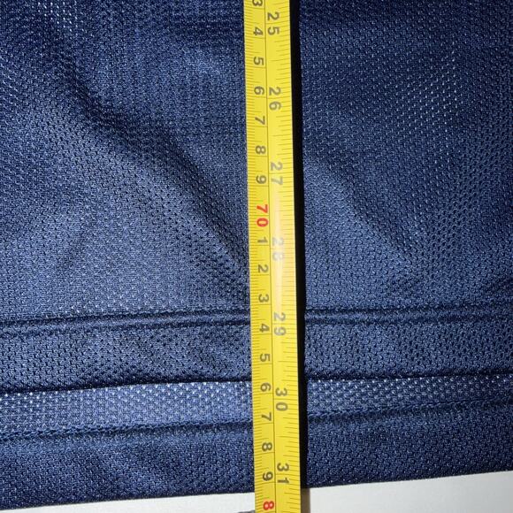 Nike Vintage Navy Mesh Jersey Y2K Sportswear Streetwear Swoosh Logo Med 90s - Picture 6 of 8